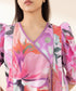 Womens Unstitched Embroidered Pink Three Piece Lawn Suit